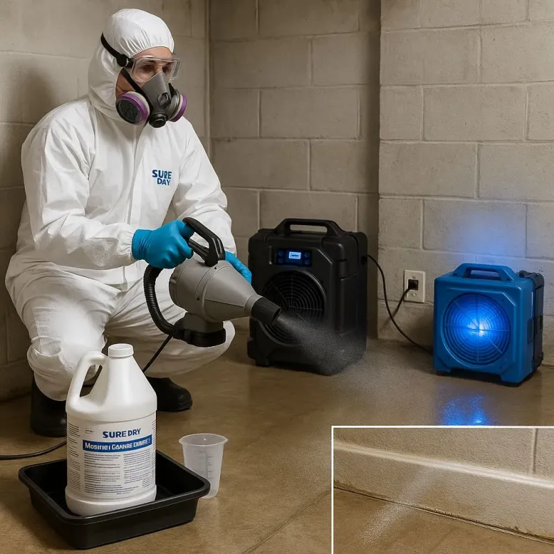 Sanitization and Odor Removal process in Maple Lake, MN