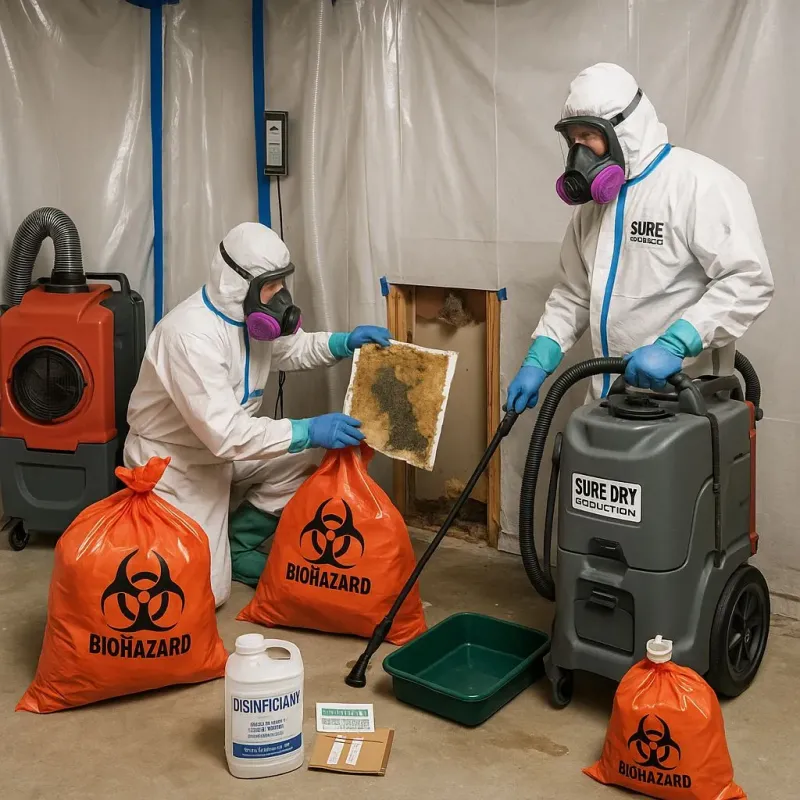Contaminated Water Handling Protocols process in Maple Lake, MN
